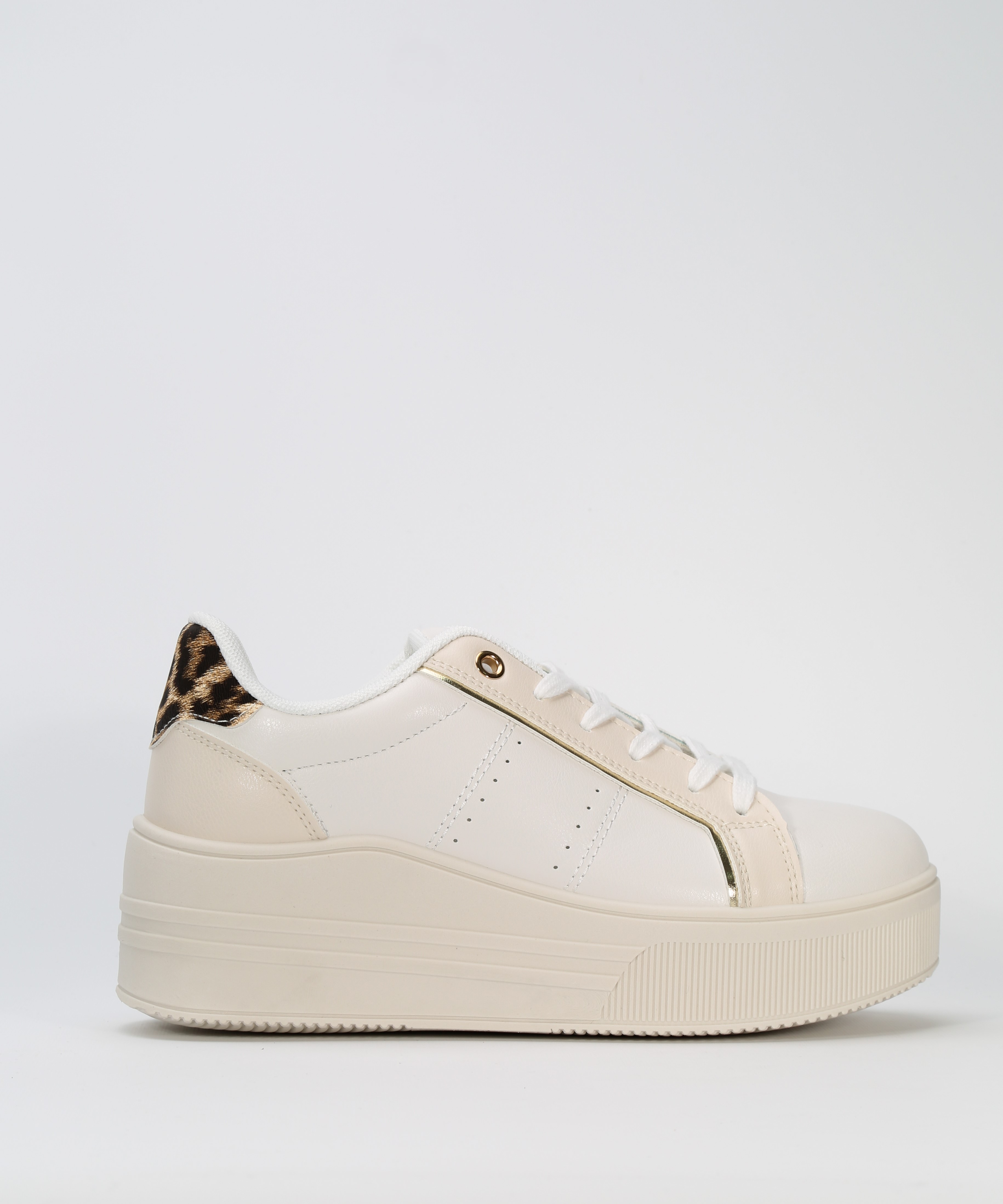 Zapatilla talonera estampada